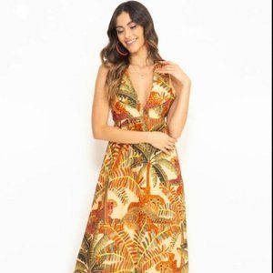 Farm Rio | Brazil Linen Dress (NWOT)